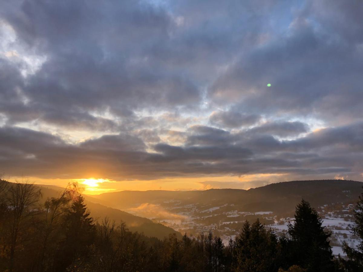 Le Gite Cozy De Bouvacote Avec Vue Panoramique Et Sauna Le Tholy Exterior foto