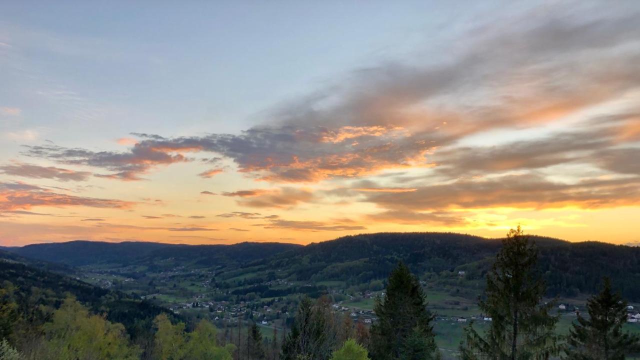 Le Gite Cozy De Bouvacote Avec Vue Panoramique Et Sauna Le Tholy Exterior foto