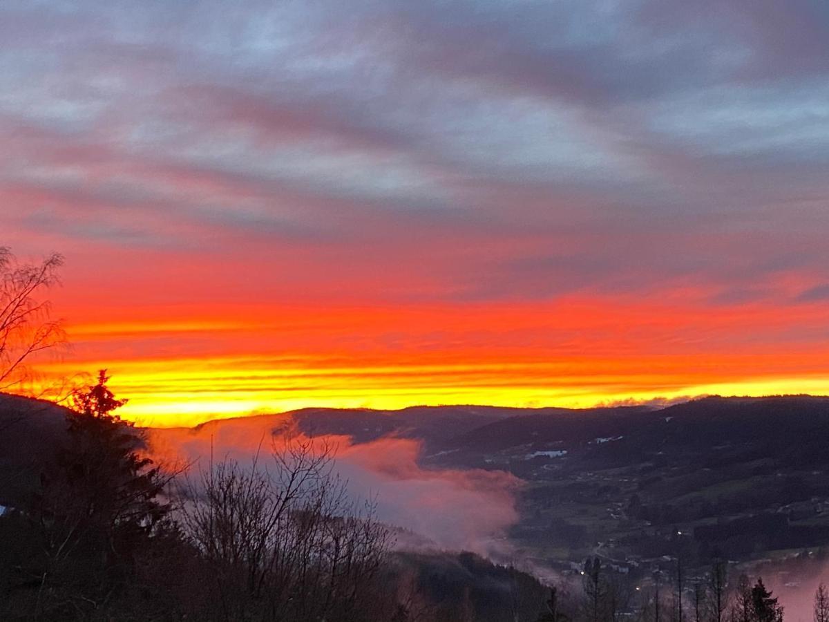 Le Gite Cozy De Bouvacote Avec Vue Panoramique Et Sauna Le Tholy Exterior foto
