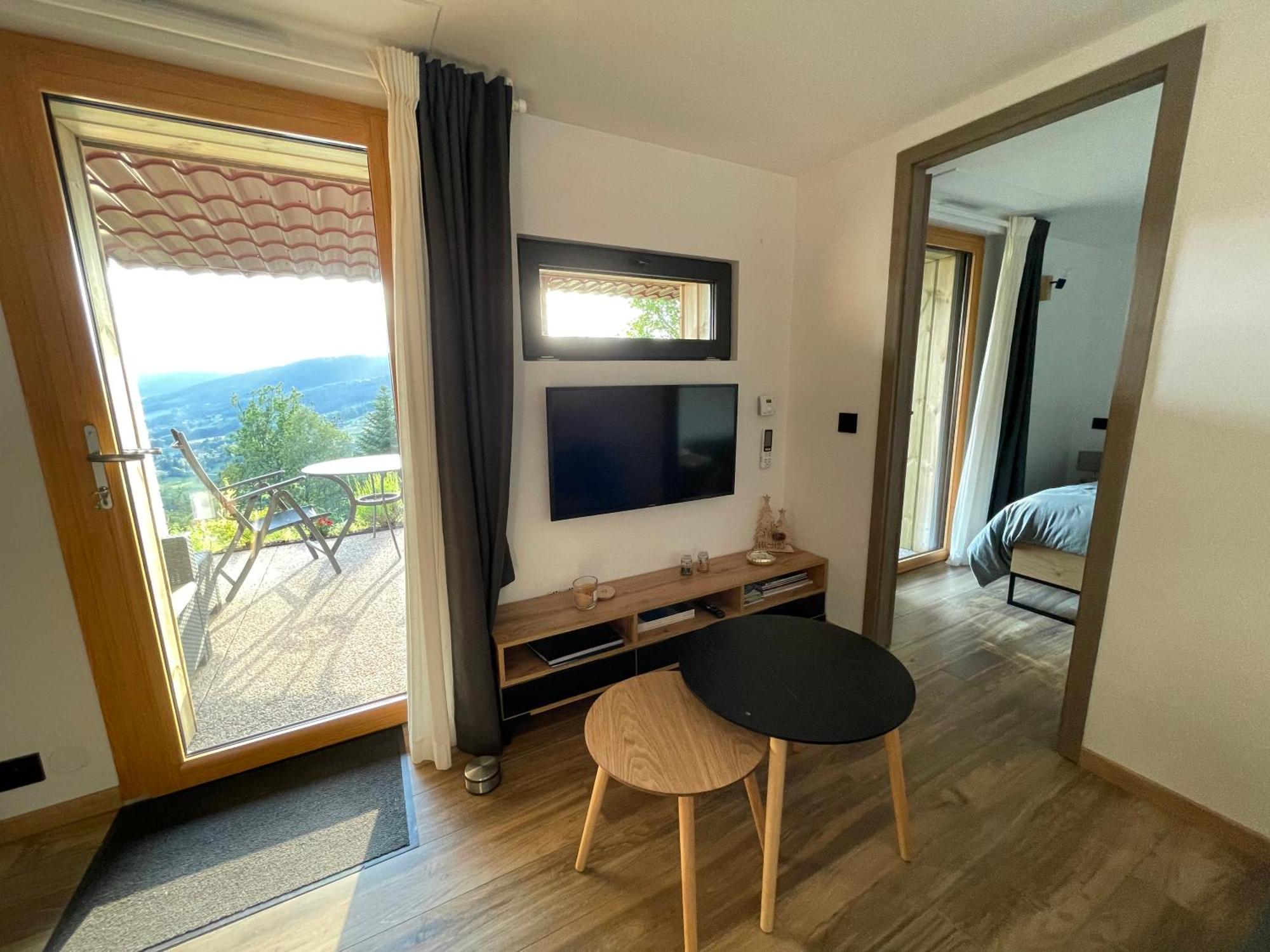 Le Gite Cozy De Bouvacote Avec Vue Panoramique Et Sauna Le Tholy Exterior foto