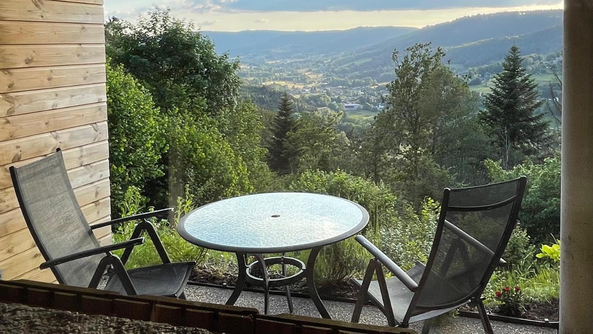 Le Gite Cozy De Bouvacote Avec Vue Panoramique Et Sauna Le Tholy Exterior foto