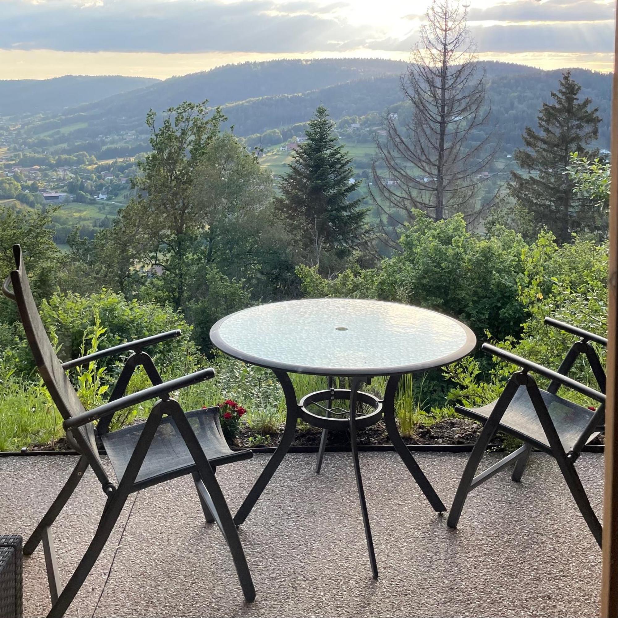 Le Gite Cozy De Bouvacote Avec Vue Panoramique Et Sauna Le Tholy Exterior foto